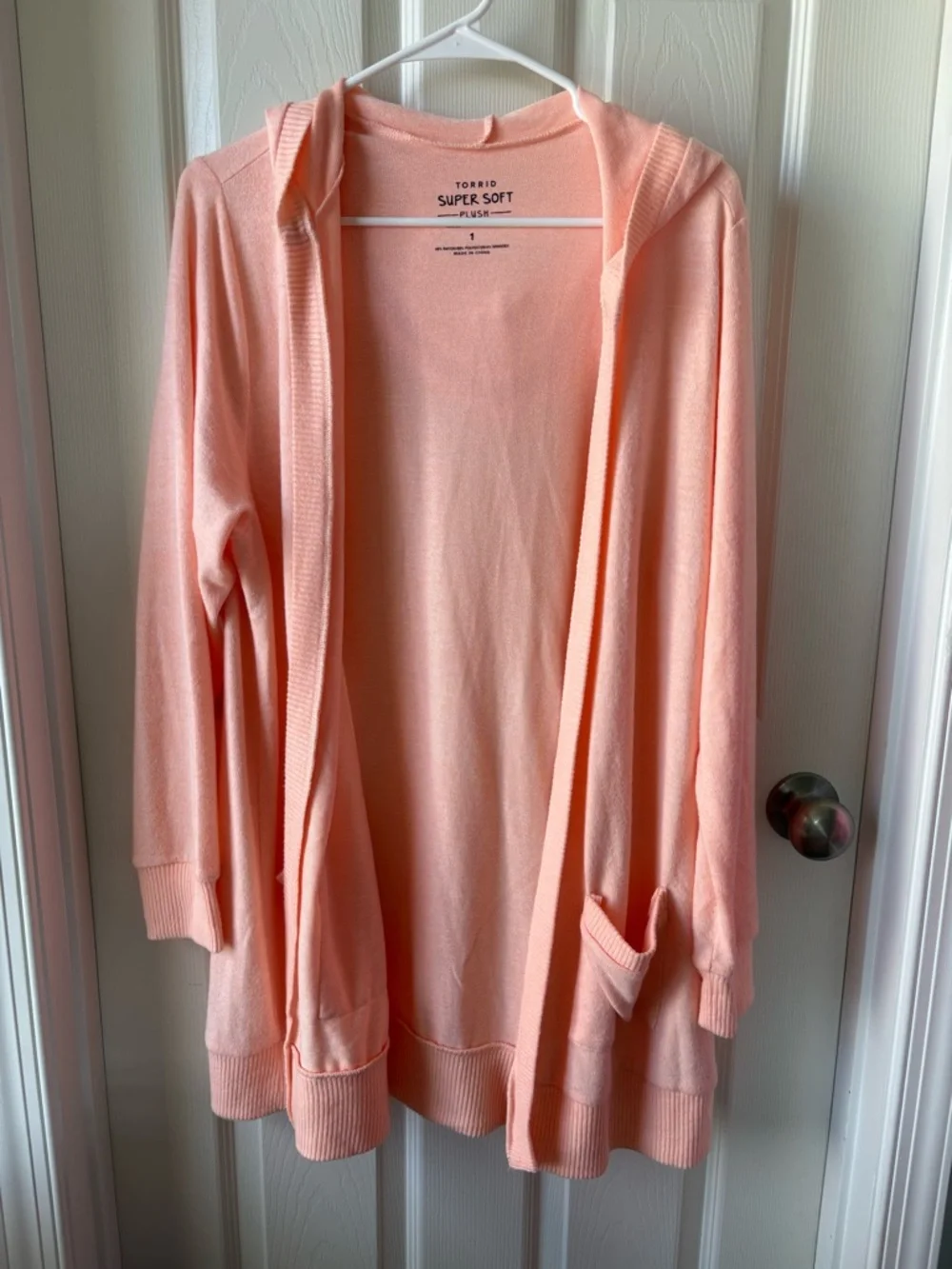 torrid Super Soft Plush Cardigan Open Front size 14/16 - Picture 6 of 8